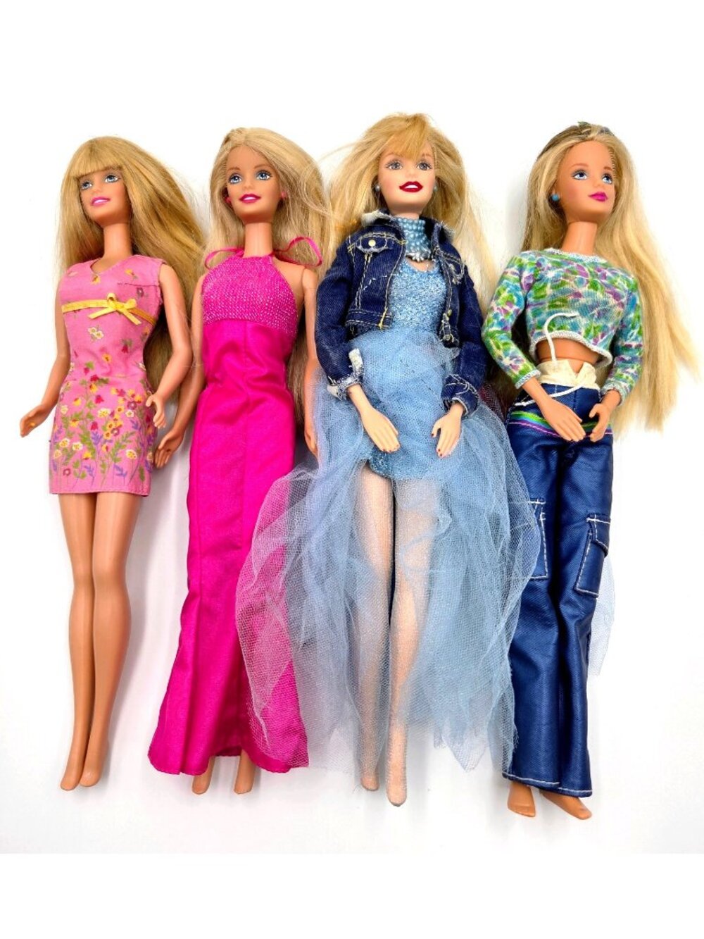Barbie Doll Lot Pretty Flowers Generation Tie Die Mattel 4 Dolls Read